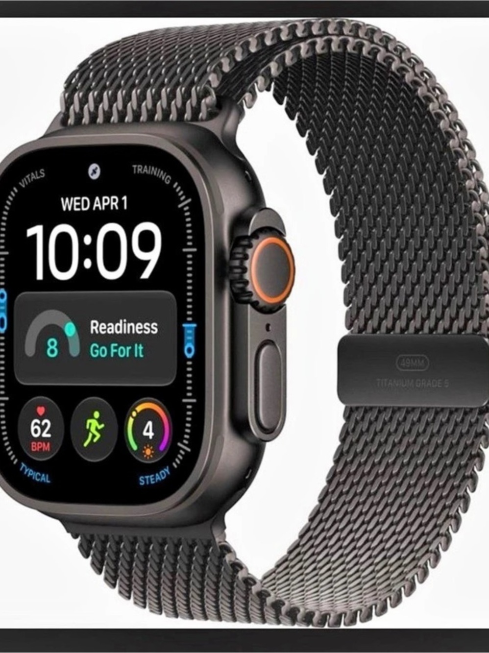 Black Titanium Band for Apple Watch